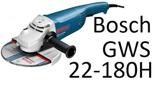 Bosch GWS 22-180 H (0601881103) - відео 2