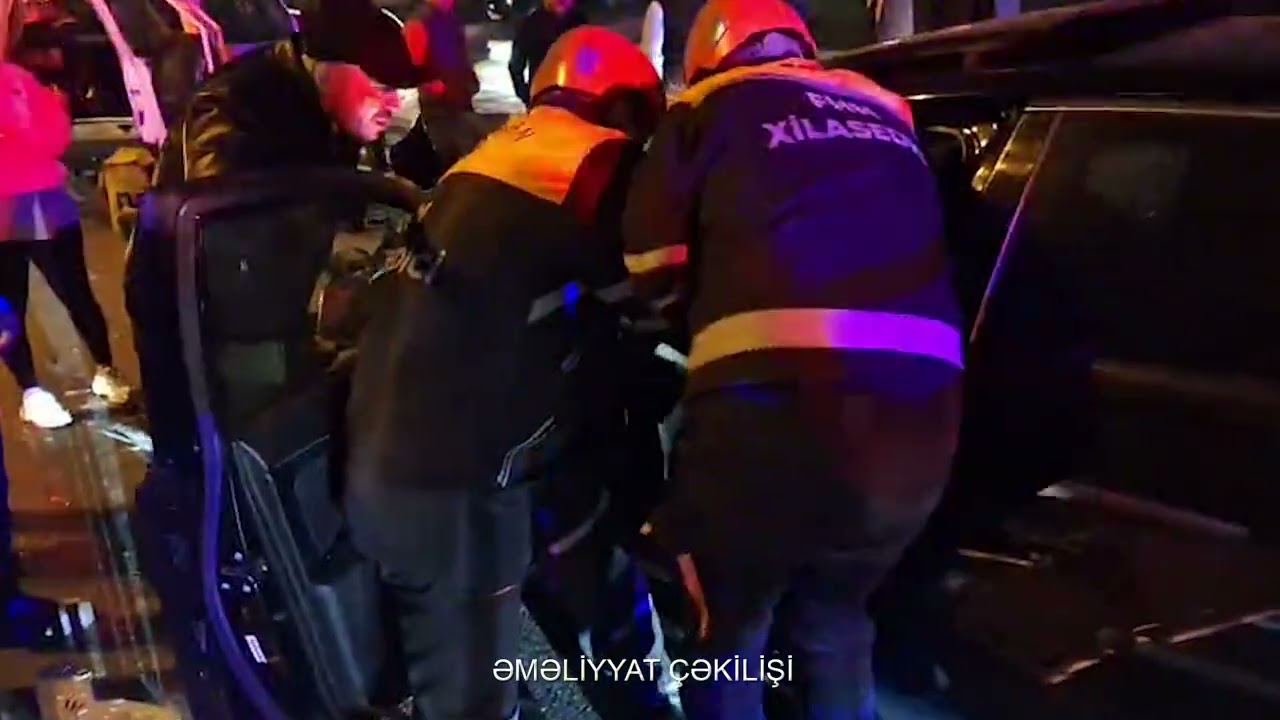 Buzovnada "Kamaz" "KIA" ilə toqquşub, ölən var VİDEO