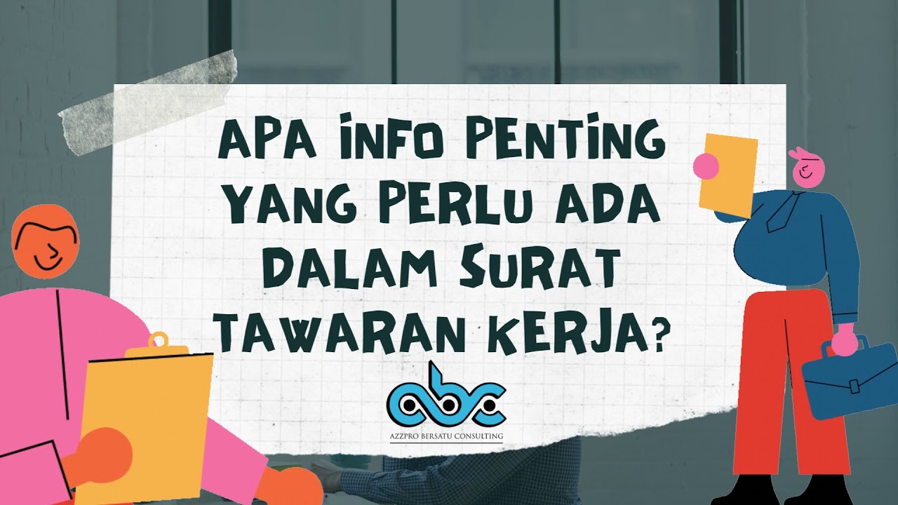 Apa yang perlu ada dalam surat tawaran kerja?