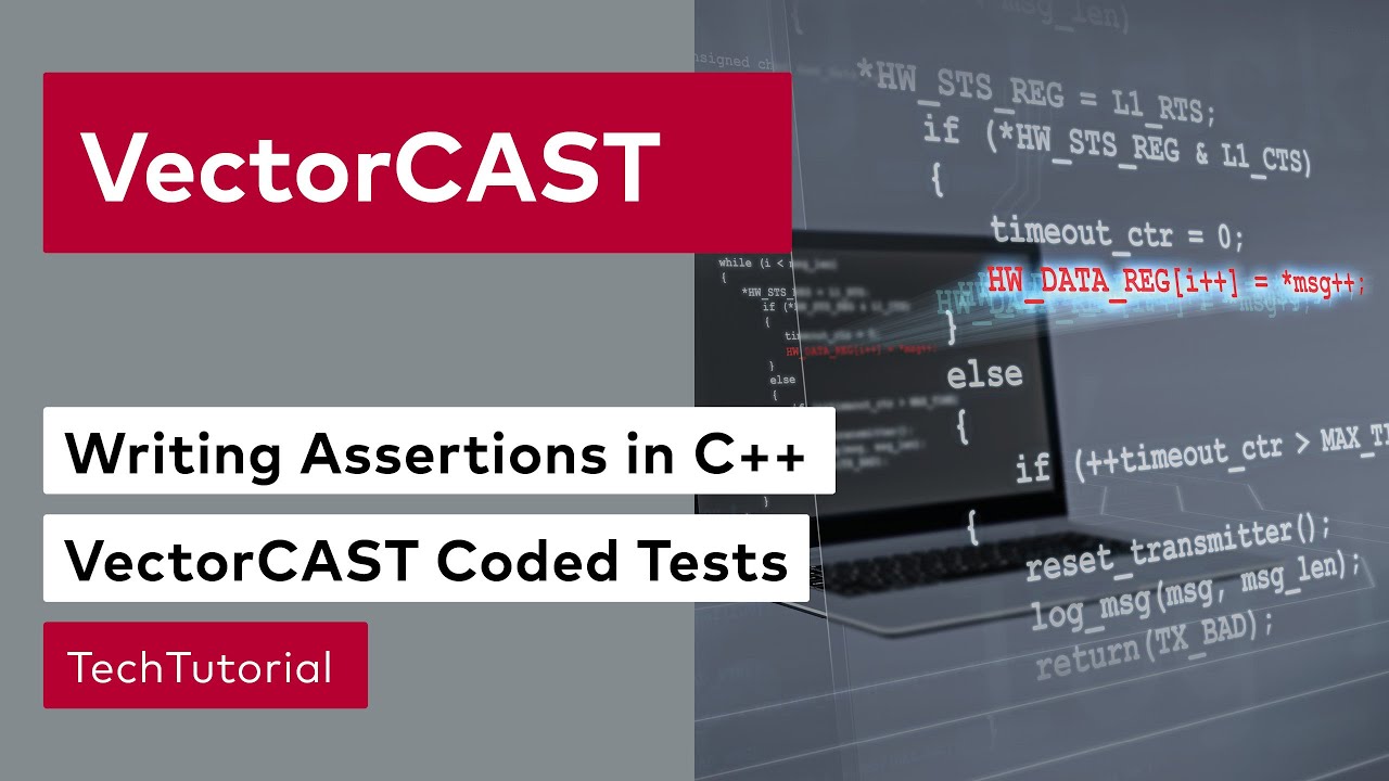 Code Coverage Vectorcast VectorCAST Coded Tests | C++のコード化テスト | Vector