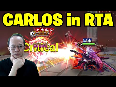 Summoners War - CARLOS doing RTA s20 Placement Battles