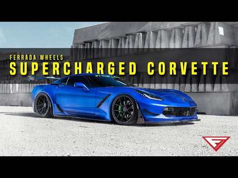 SuperCharged & Bagged Corvette | Ferrada Wheels FR8