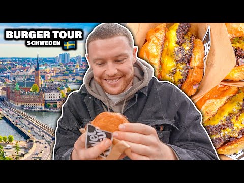 Stockholm Burger Tour - die BESTEN BURGER Europas 🇸🇪