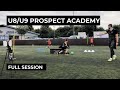 ❗️U8/U9 PROSPECT ACADEMY FULL SESSION❗️|Pass & Move| Creating Space| Awareness And Finishing ⚽️|
