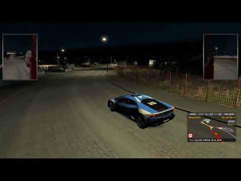 Euro Truck Simulator 2 - İtalia DLC - Lamborghini police car
