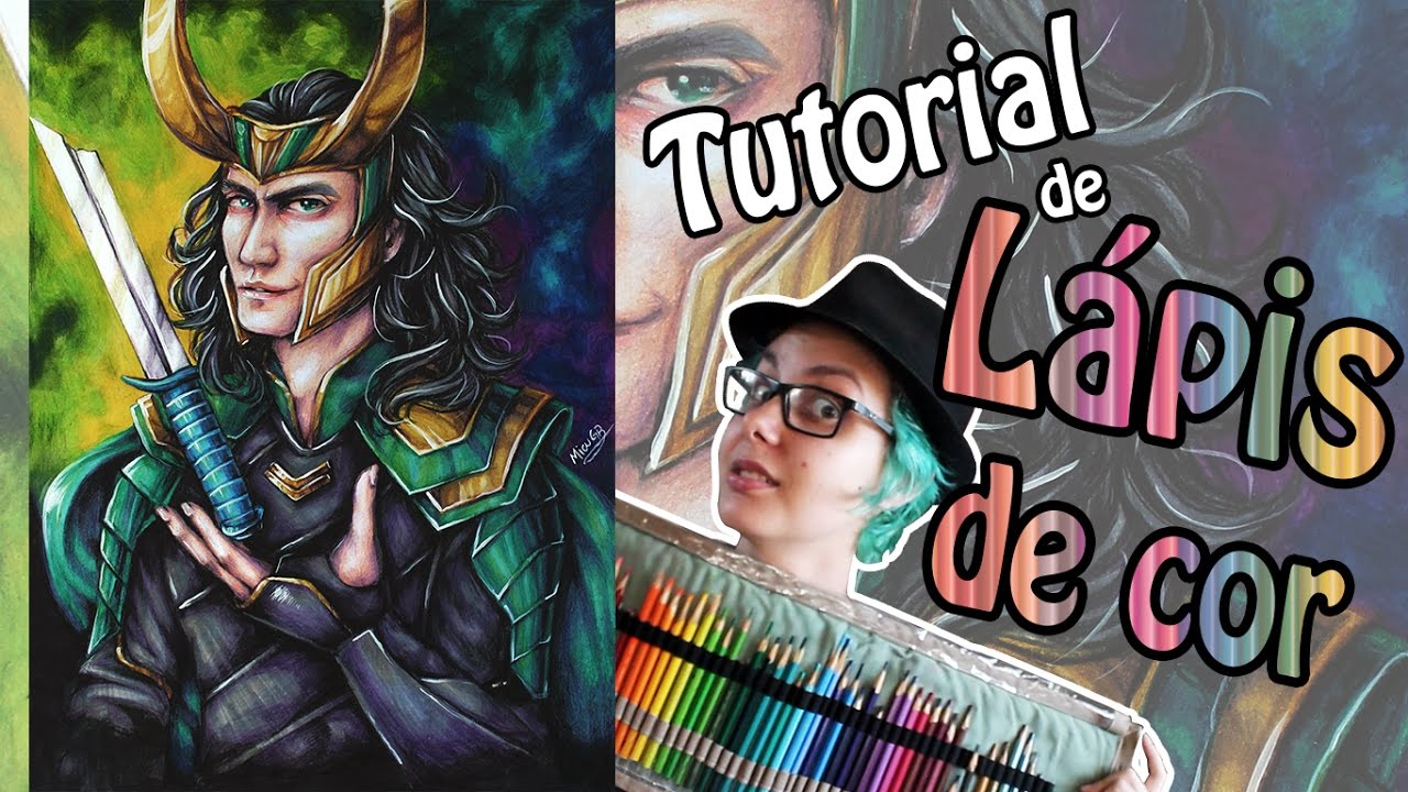 COMO USAR LÁPIS DE COR? - Tutorial