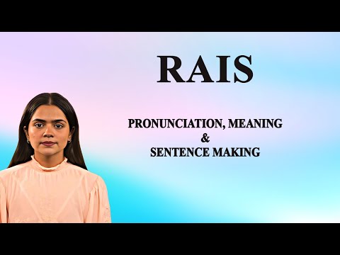 RAIS - Meaning_&_Pronunciation_Word_World_Audio_Video_Dictionary