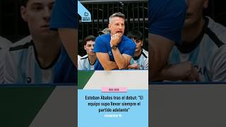 Esteban Ábalos tras el debut: “El equipo supo llevar siempre el partido adelante”