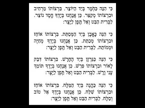 Yom Kippur Arvit 24 - Ki Hinei Kachomer 1