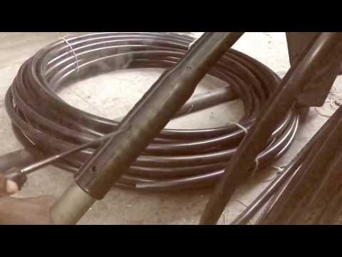 Inserting ss nipple in hdpe water pipes/ borewell hdpe pipe ...