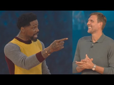 Udonis Haslem was getting heated talking about 2011 Finals vs Dirk and Mavs 😂