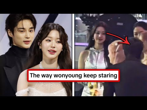 IVE‘s Wonyoung and Byeon WooSeok interaction goes viral at KGMA  #kpop