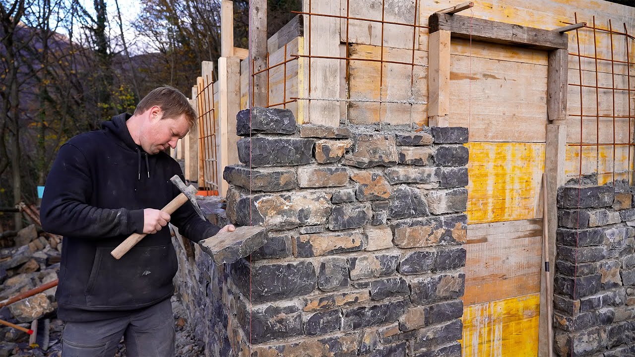 Building a Stone Building by Hand!