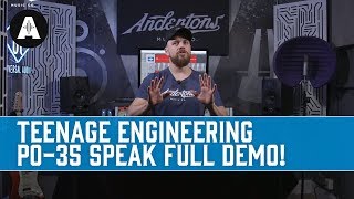 Video thumbnail for Teenage Engineering PO-35 Speak - The Only Pocket Operator You'll Ever Need! by Andertons Synths, Keys and Tech