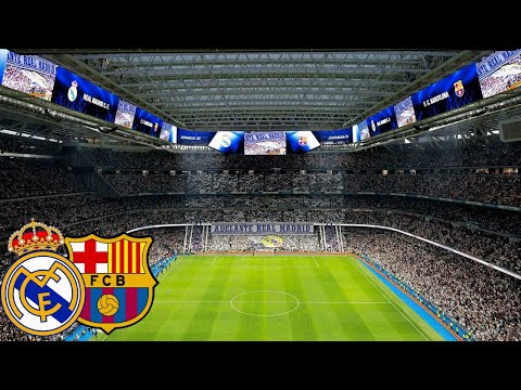 👀THE ‘Hala Madrid y Nada Mas’ Anthem❤️‍🔥 El Clasico Real Madrid v Barça Estadio Santiago Bernabéu 4K