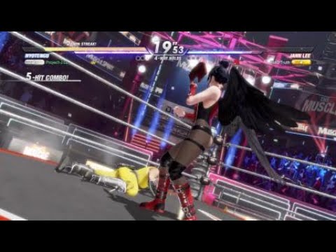 This wall setup with Nyotengu was FIRE! She lowkey a grappler #DOA6