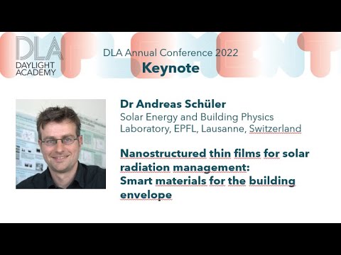 Nanostructured thin films for solar radiation management | DLA Annual Conference 2022