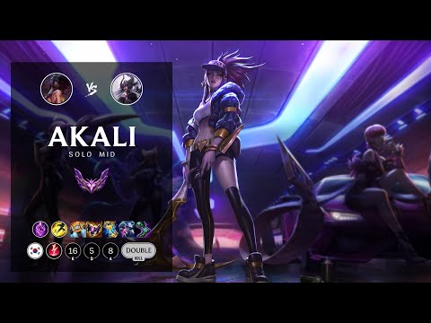 Akali Mid vs Syndra - KR Master Patch 12.19