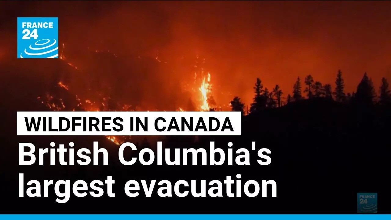 Octogenarian is first killed in British Columbia wildfire • FRANCE 24 English