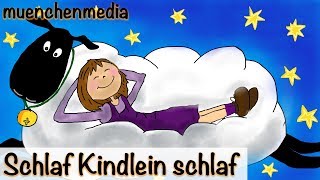 🌛 Schlaf Kindlein schlaf - Kinderlieder deutsch | Schlaflieder deutsch | Lullaby  -  muenchenmedia