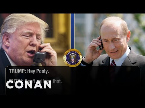 Trump Calls Putin To Discuss James Comey | CONAN on TBS
