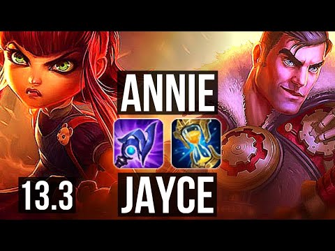 ANNIE vs JAYCE (MID) | Rank 4 Annie, 3/1/14, 500+ games | KR Grandmaster | 13.3