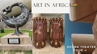 Accra Ghana National Theatre| This is Ghana | Unfiltered Tour & History of the National Theatre 🇬🇭