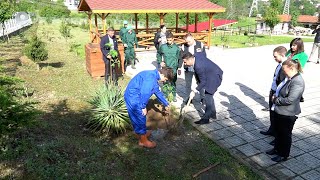 Учениците от ПГ по селско и горско стопанство в Кърджали залесиха двора на училището си