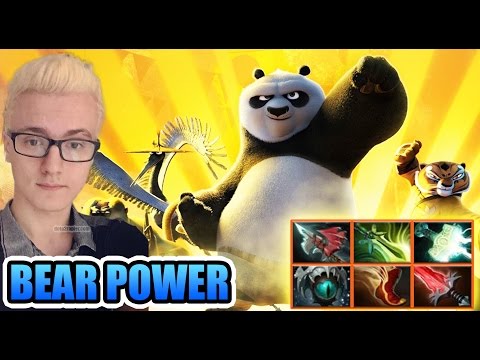 SUPER POWER of BEAR Master - Miracle- Dota 2 7.02