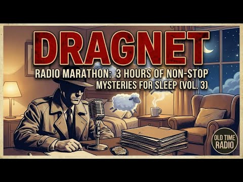 Dragnet Radio Marathon: 3 Hours of Non-Stop Mysteries for Sleep (Vol. 3) | Old Time Radio