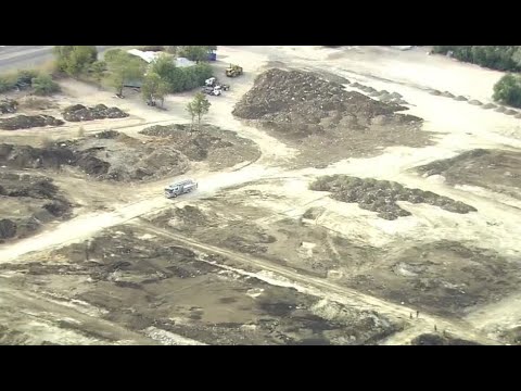 Manure pile at former North Las Vegas pig farm catches fire