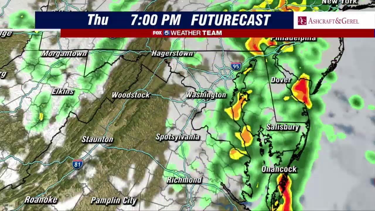 STORM TRACKER RADAR: Nats Opening Day Forecast | FOX 5 DC