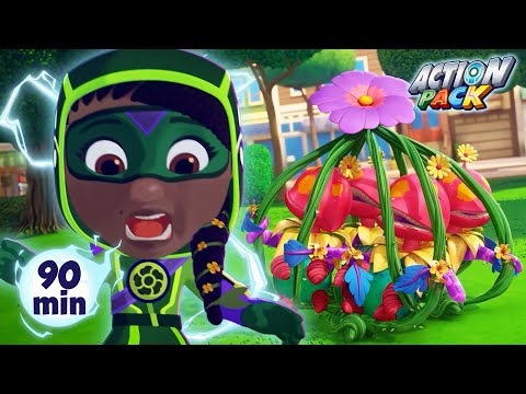 Treena’s Blossomer Breaks! 🌱Can She Save the Day? |  90MIN Action Pack | Adventure Cartoon for Kids