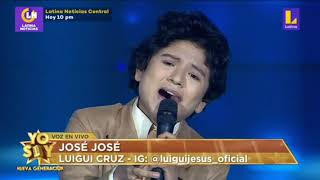 &quot;CONTIGO EN LA DISTANCIA&quot; - Yo Soy José José | Gala 13 | Yo Soy Nueva Generación