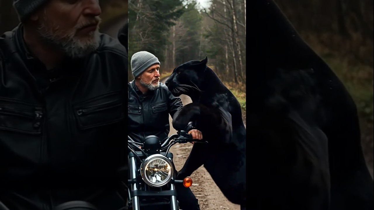 "Black Jaguar Asks A Man To Save Its Cub" #animals #rescue #wildlife