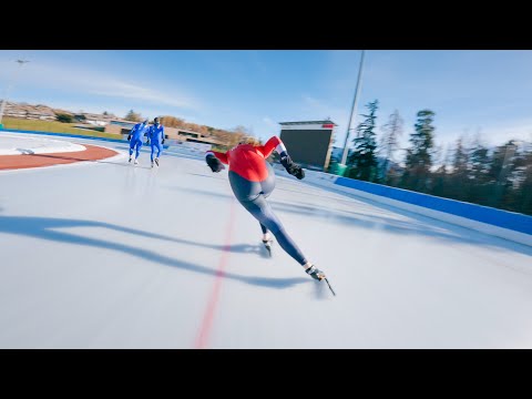 Speed Skating with Ragne Wiklund