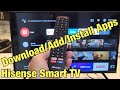Hisense Smart TV How To Download Add Apps