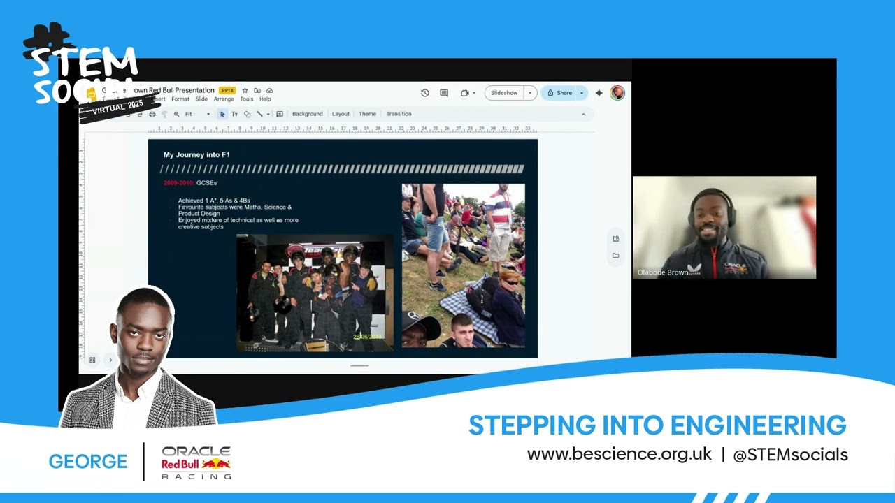 Meet George,Hydraulic Design Engineer for Red Bull Racing |STEM Virtual Career talks 2025