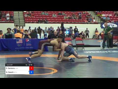 2018 Marine Corps US Open/Senior Men's Freestyle 79 Con 8 #1 - Daniel Seriano (Unat) Vs. Nicolas D