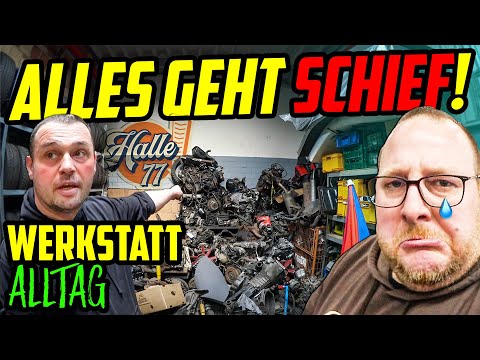 Ein ABSOLUTER CHAOSTAG! - Werkstattalltag Halle77 - Marco nimmt EUCH mit!