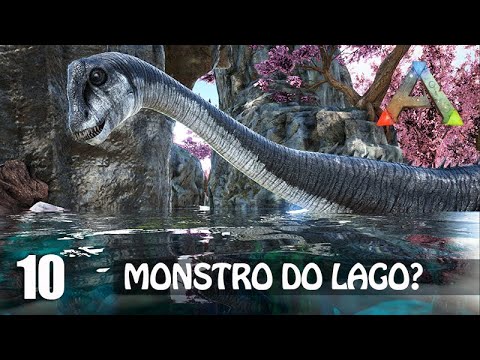 MONSTRO DO LAGO? - Tivemos sérios PROBLEMAS com um ACROCANTOSSAURO - Crystal Isles - #10
