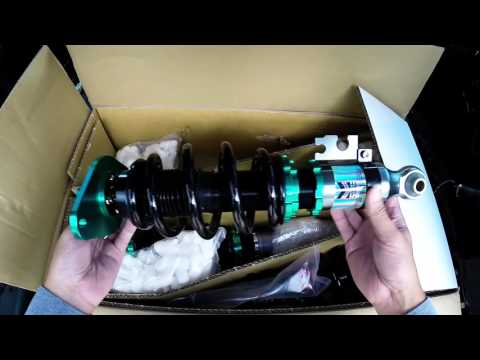 Unboxing Megan Racing Coilover Suspension