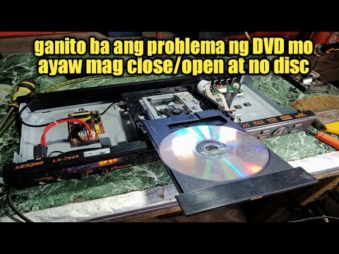 lexing DVD player ayaw mag open/close paano irepair | Larry tech PH