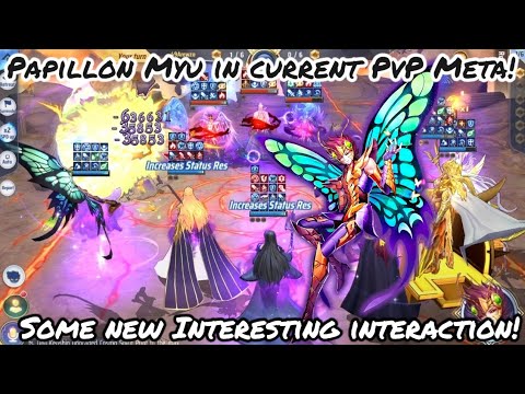 Saint Seiya: Awakening (KOTZ) - Papillon Myu in Current PvP Meta! With New Interesting Interaction!