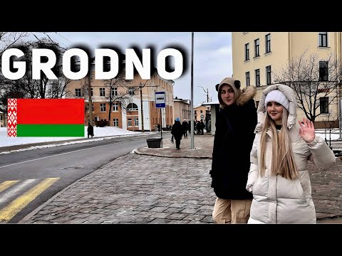 Grodno 🇧🇾 City Walk. Belarus [4K] HDR / February 17, 2025 / -3 °C