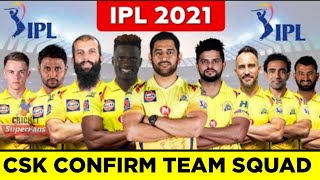 Chennai Super Kings Full Squad 2021 | CSK Players List 2021 | CSK Team Squad