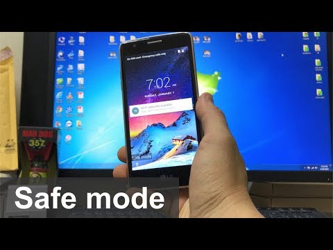 How to get LG K8 2018 IN & OUT of Safe Mode