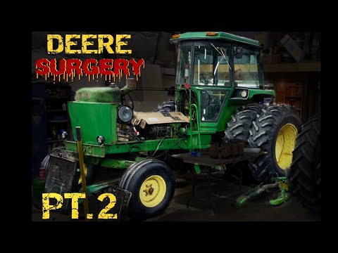 John Deere 4430 engine tear down