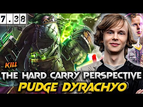 New Patch 7.38 - Crazy Dyrachyo Pudge Hard Carry - Dota 2 (Full Gameplay with no commentary)