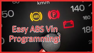 Programming Ford ABS Vin without AS Built Data!!